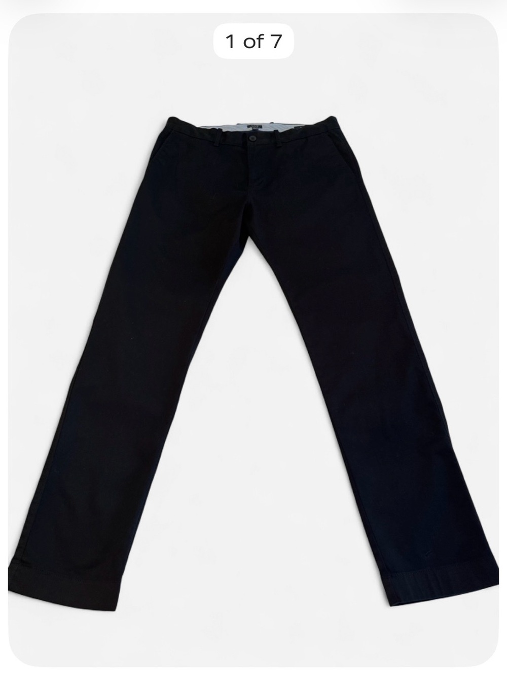 J.Crew Men’s Slim Fit Chino Pants Black Size 33x32